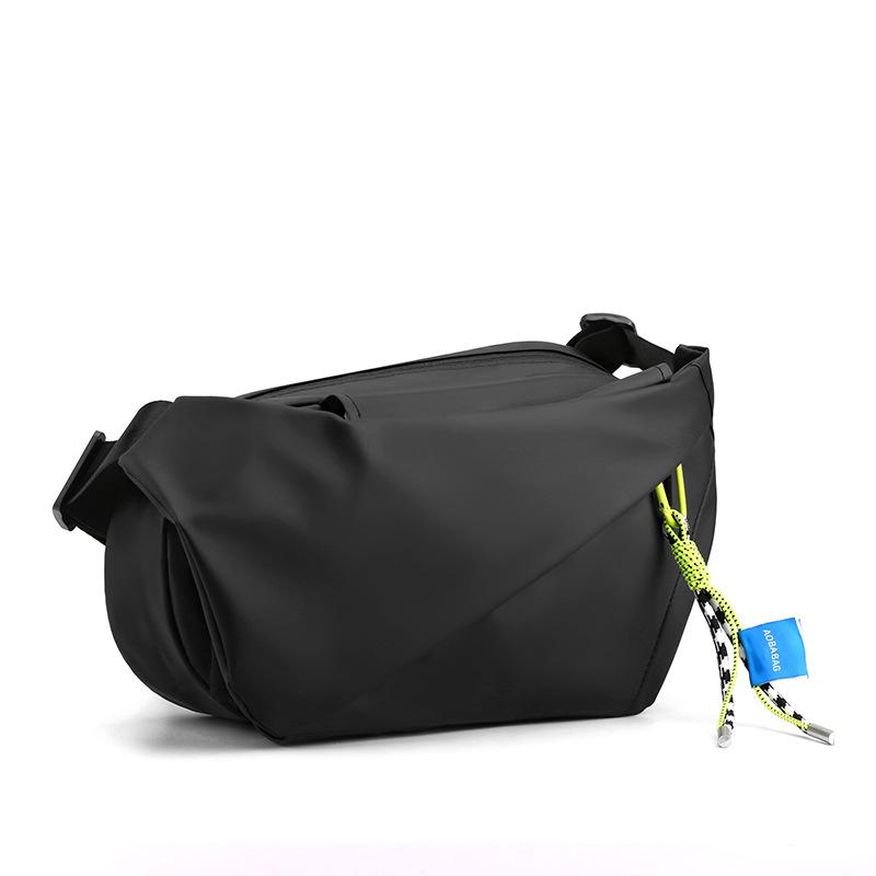 Men's Trendy Crossbody Motorcycle Bag - Multifunctional Sport Riding Messenger/Shoulder Waist Bag (Lightweight)
