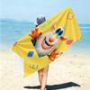 1Pc Magical Bunny Adventure Beach Towel Microfiber Beach Towel Thin Absorbent For Beach Swimming Yoga Bath Sports 0917131