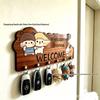 Creative Wall Hook & Key Holder for Entryway with Dog Design