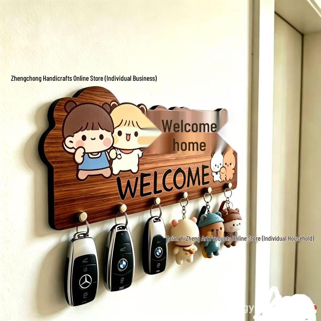 Creative Wall Hook & Key Holder for Entryway with Dog Design