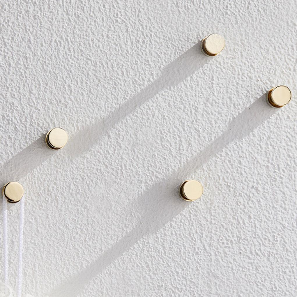Copper Modern Towel Hooks For Bath - Wide Applications Brass Adhesive Hanger Modern Design Powerful Self-Adhesive