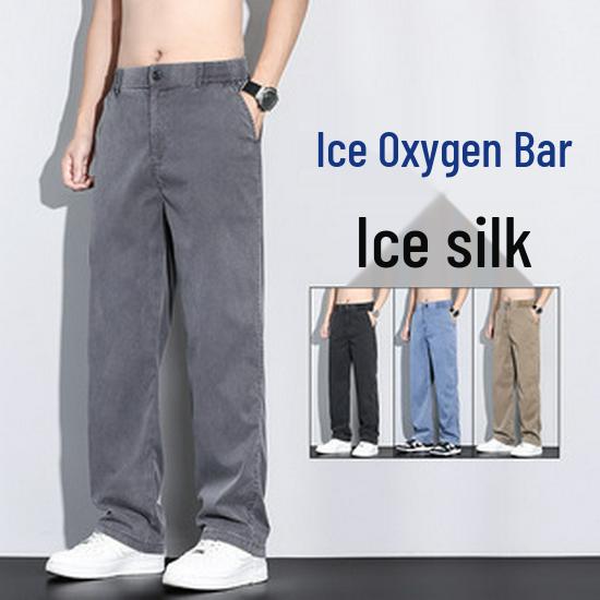 Pantaloni Casual Elasticizzati Dritti Slim Fit da Uomo Lee
