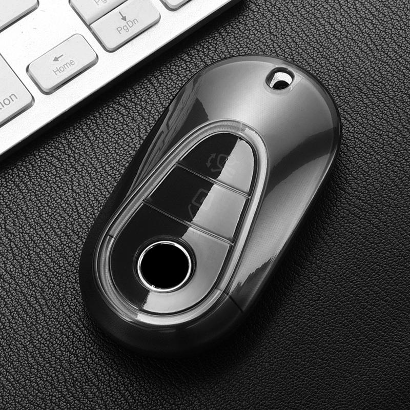 

Nano Transparent TPU for Mercedes Benz C S Class C260l New S400 for Maybach EQE E Class E300 E300 Car Key Case Cover Fob Cover