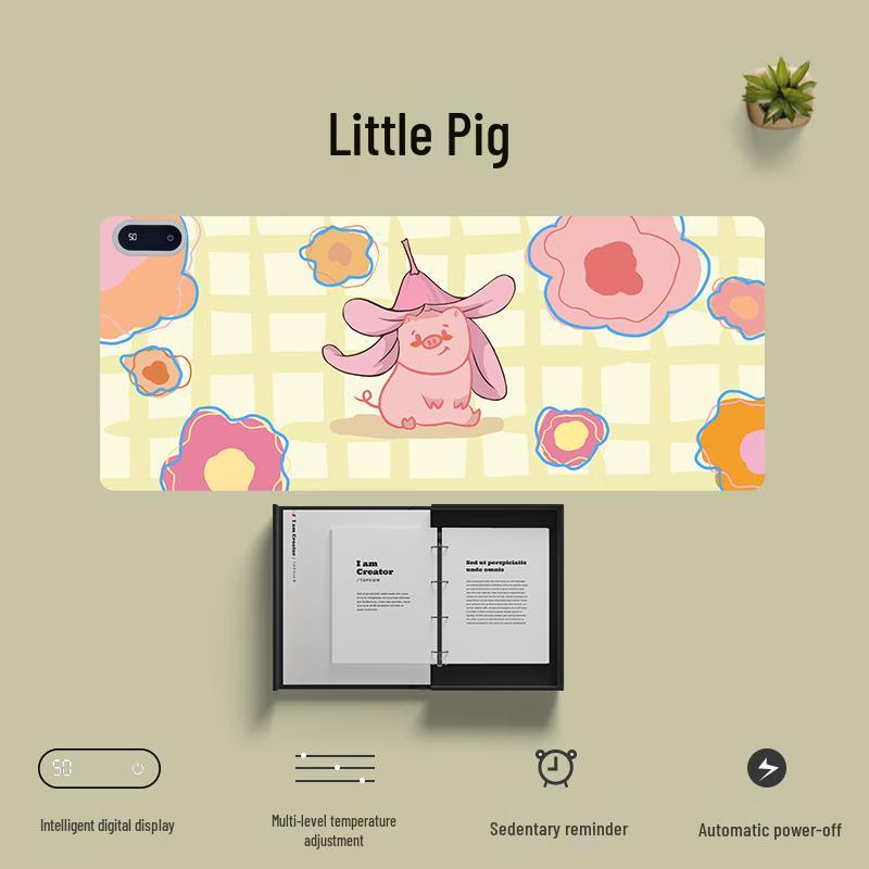 Piglet Design Smart Heated Desk Mat