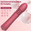Vibrator for kvinne Onani sexleketøy 3-hastighets teleskopisk 10 vibrerende G-punkt Klitorisstimulator Massasjeapparat Dildo Vibrator Erotisk