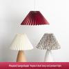 Pleated Fabric Lampshade for Table, Floor, and Pendant Lamps - Hotel Project Lighting & DIY Accessories