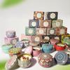 Soybean Wax Dried Flower Scented Candle, Flower Fragrance Scented Candle Gift
