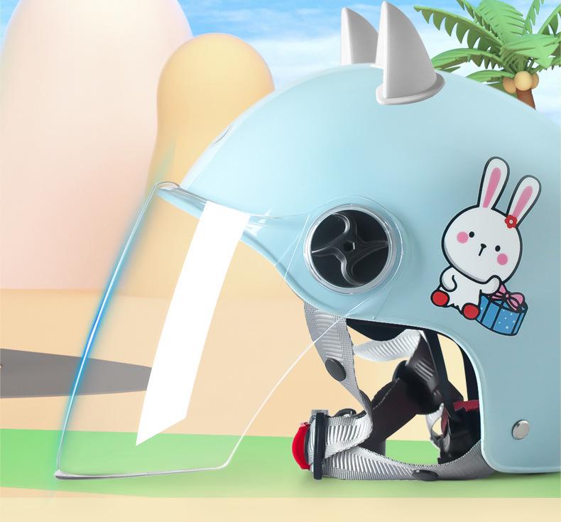AD Kids' 3C Certified All-Season Electric Scooter & Motorcycle Safety Helmet