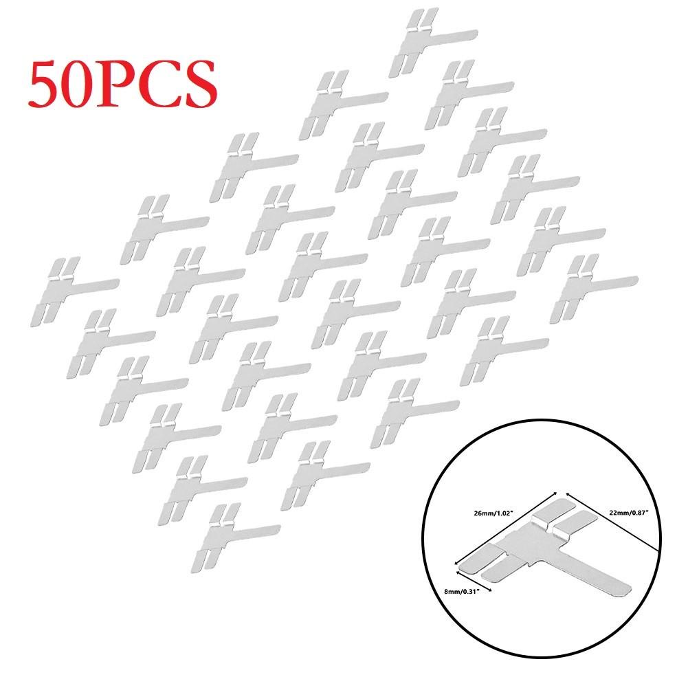 Nickel Strip Steel Strip 26*22mm 50Pcs Battery Pack Connection