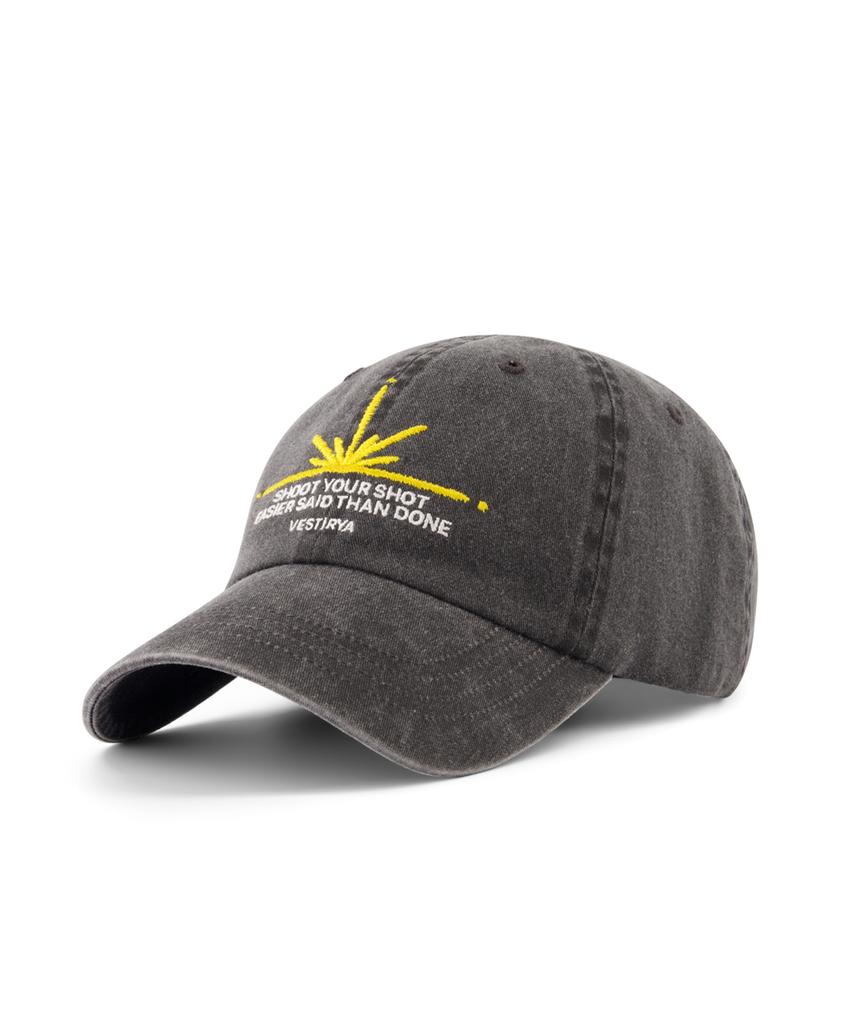 VESTIRYA Solar Grahpic Ball Cap Charcoal