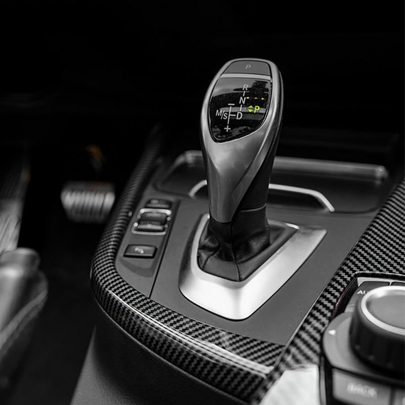 LHD Car Accessories L-Shape Car Control Gear Shift Panel Decorative Strip For BMW 3 4 Series F30 F31 F34 3GT F32 F33 F36 2013-2019