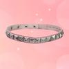 Black Pu Leather Square Rivets Gothic Punk Chokers Collar Choker Necklace For Goth Sexy Women Girl Cosplay Party Jewelry