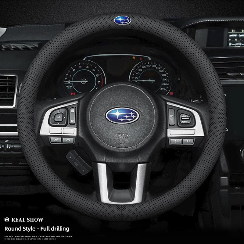 Car Steering Wheel Protection Cover Carbon Fiber Styling For Subaru WRX Levorg Forester BRZ Ascent Legacy STI Tribeca Crosstrek