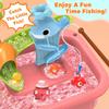 Kleinkinder 1-3 Wassertisch mit,Kinder 4-8 Küchenset,Spüle mit fließendem Wasser,Elektrischer Wasserhahn,Gemüse & Angelspiel