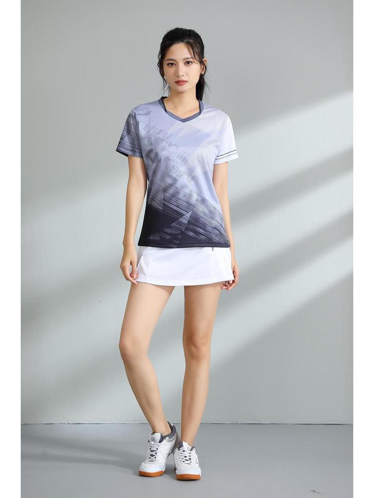 Quick-Dry Breathable Badminton & Tennis Team Uniform Set for Men & Women