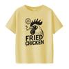 New Fashionable Rooster Letter Printed Tshirt Casual Short Sleeve Suitable for All Seasons Daily Womens Tshirt