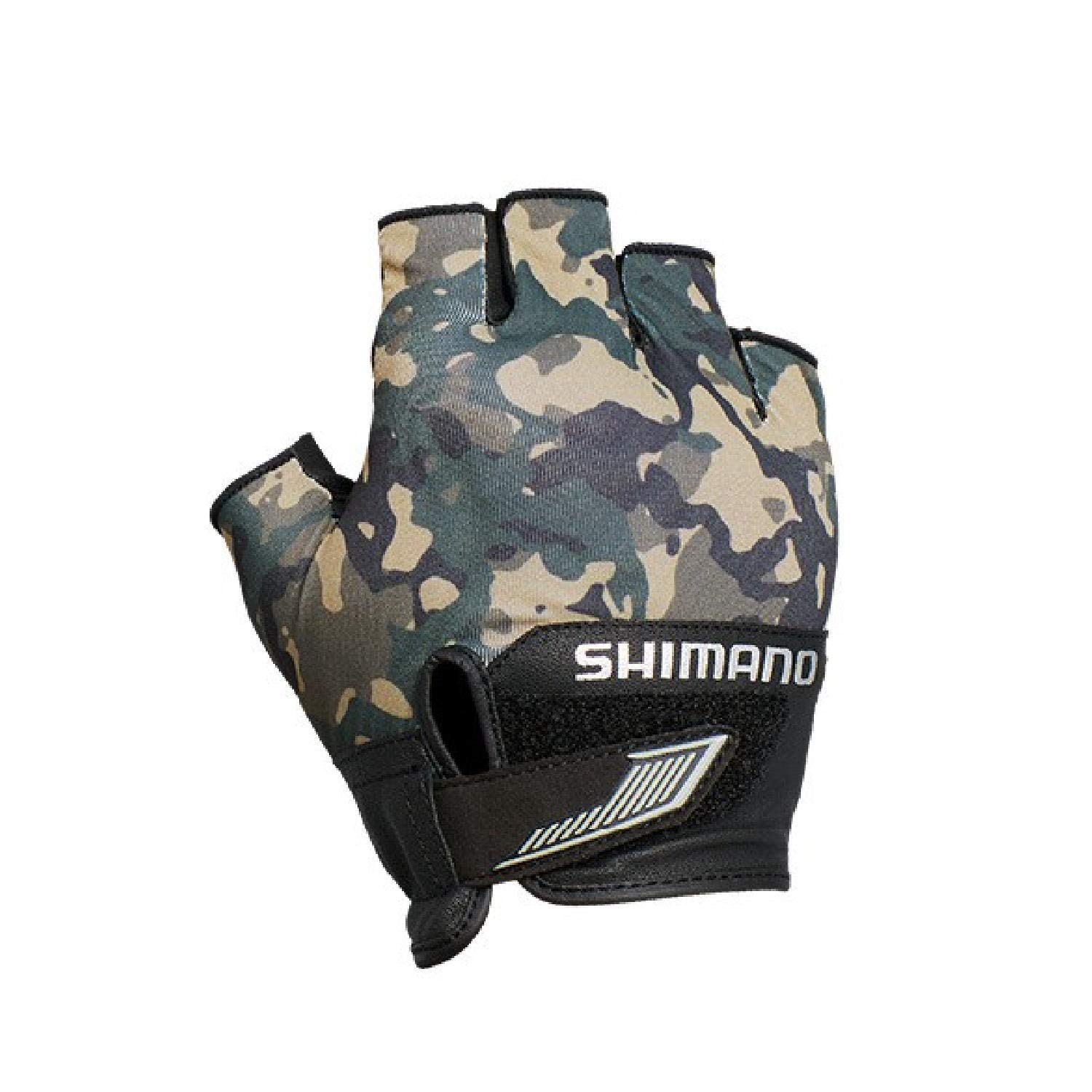 

SHIMANO Gloves 3D Advanced Gloves 5 Beige Weed Camo M Fishing Gloves GL-022S