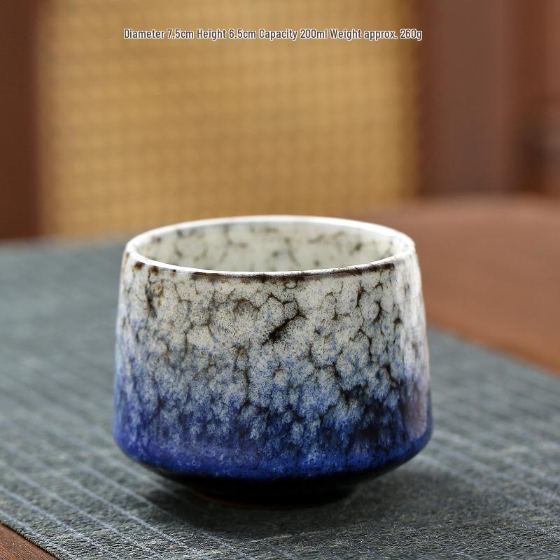 Retro Coarse Pottery Ceramic Coffee and Tea Cup for Home Use
