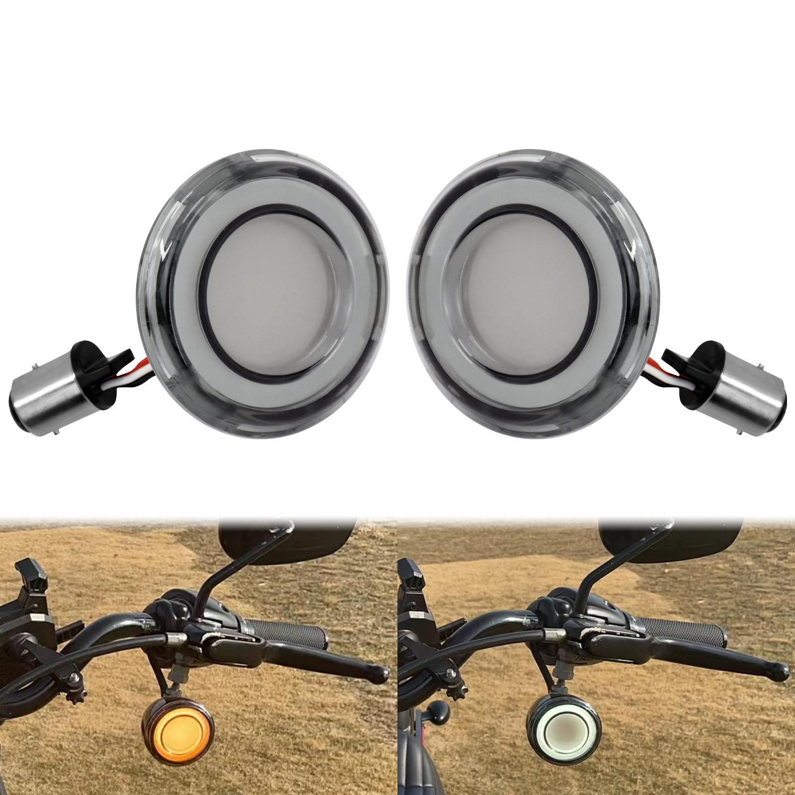 

Motorcycle LED Indicator Turn Signal 1157 Front Fashing Light For Harley Touring CVO Street Glide Road King Breakout Fat Boy