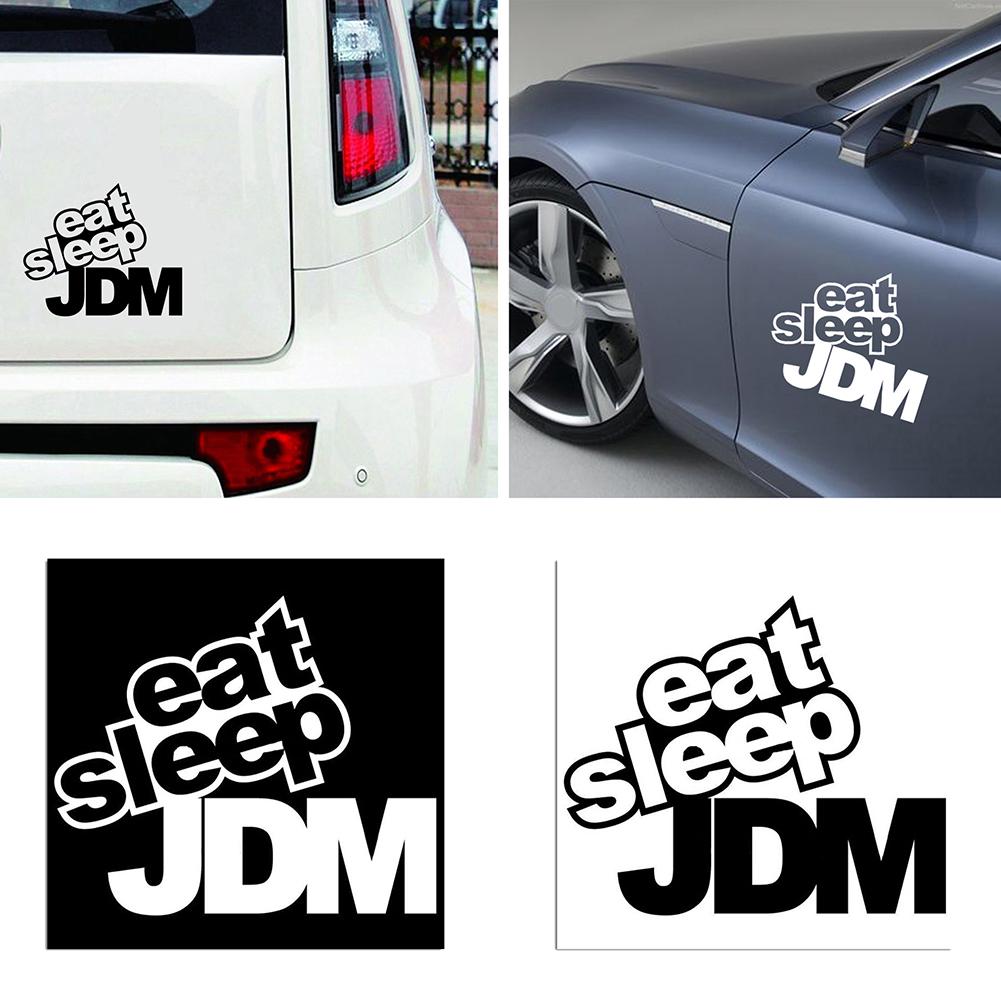 Buy Stylish Eat Sleep JDM Pattern Funny Humor Auto Stickers Styling