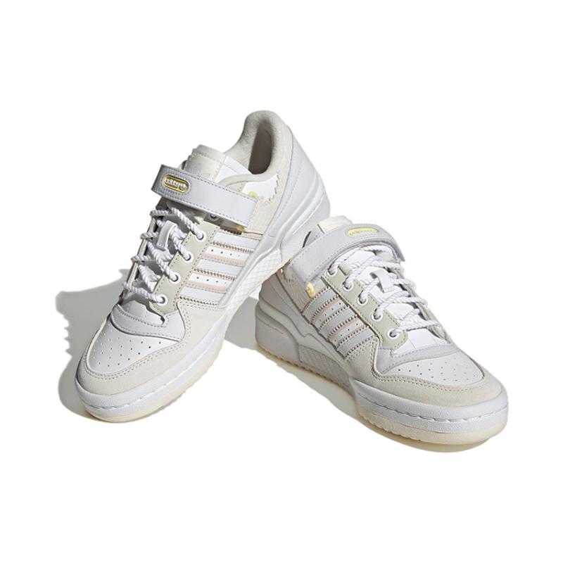 Adidas Women's Forum Low 'Off White Almost Yellow' Women's Sneakers ID2559