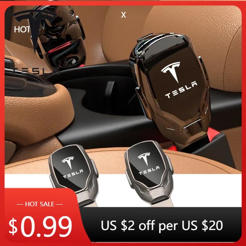 

Car Sticker Tesla 1Pcs Car Safety Belt Extension Device Extension Fixed Buckle Shockproof Plug Lock Buckle For Tesla Model 3 X S