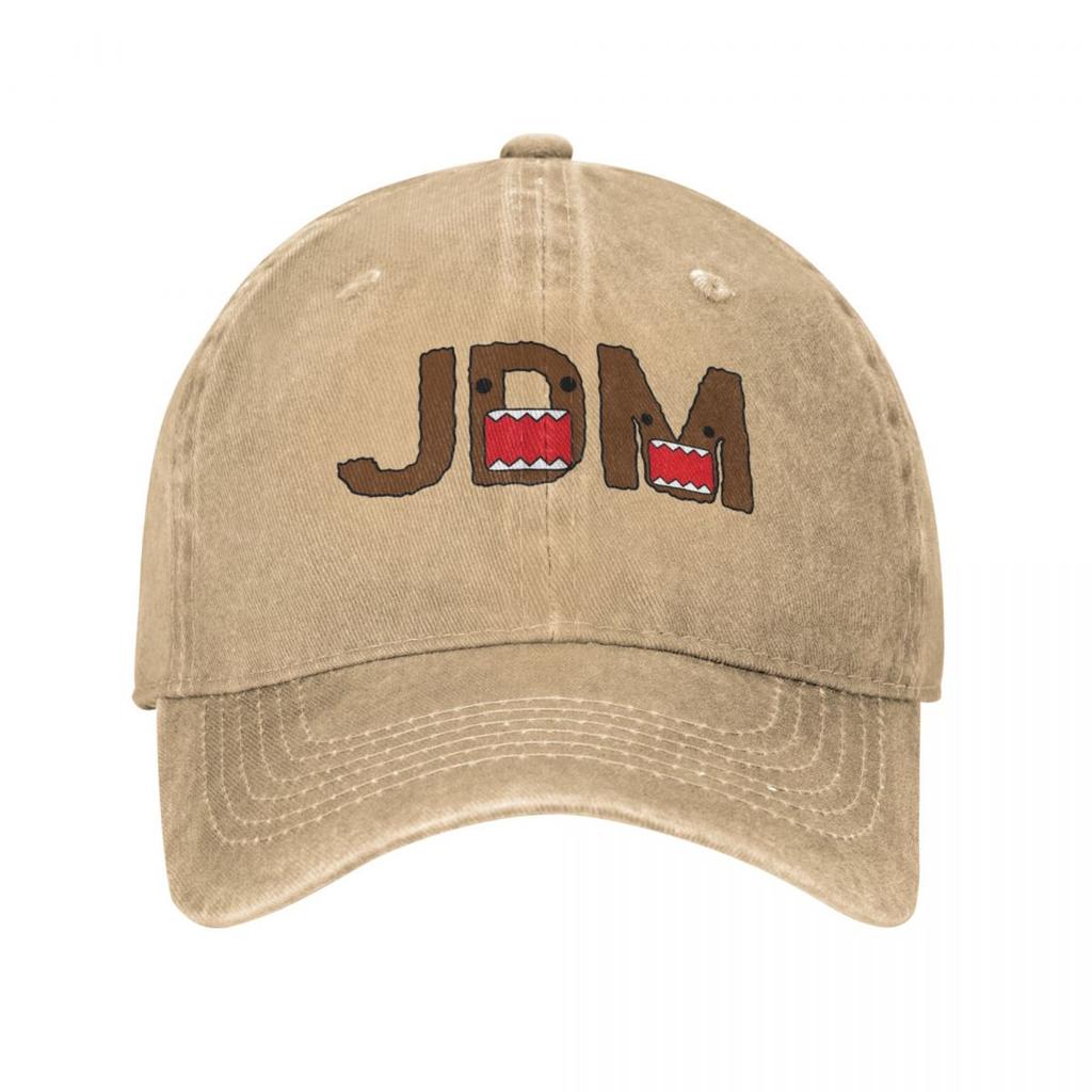 Domo Kun Doll JDM Unisex Baseball Cap Distressed Denim Washed Caps Hat Vintage Outdoor Unstructured Soft Snapback Hat