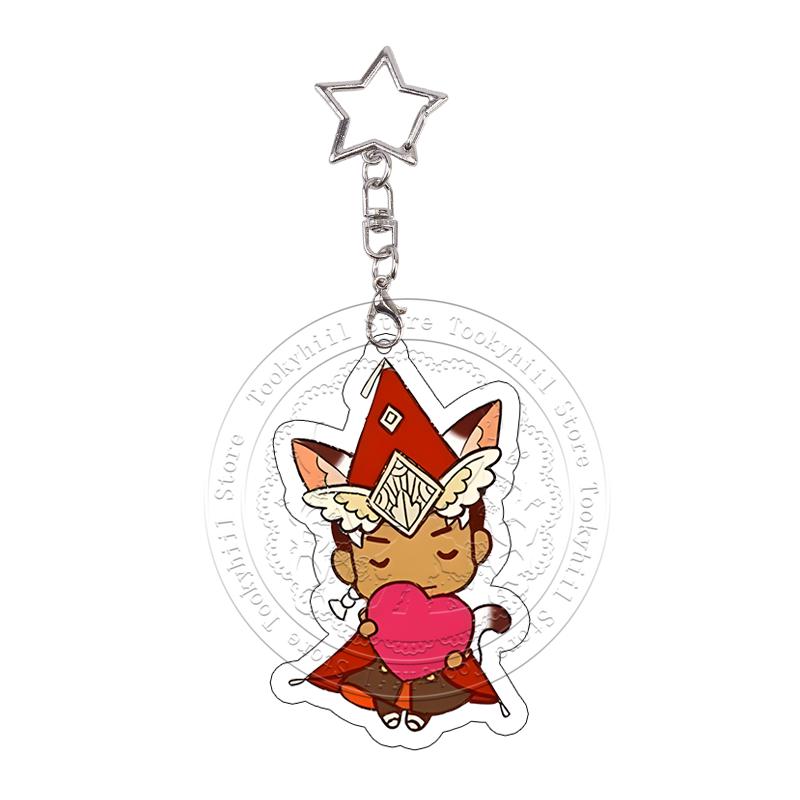 Witch Hat Atelier Acrylic Keychain Orugio Coco Tetia Anime Cartoon Characters Bag Decoraccessories Pendant Keyring Birthday Gift