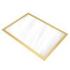 Golden A4 Magnetic Photo Frame Pvc Picture Holder For Certificate Business License Display Wall Decor Office Home