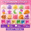 24Pcs Stress Relief Food Squeezable Blind Box Pack High Elastic Tear Resistant Slow Rising Fidget Toy Gift For Kids Teens