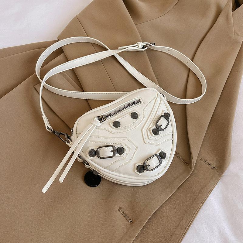 

Модна ретро проста сумка через плече, модний тренд, сумка-месенджер 2024, нова проста модна сумка Love білий