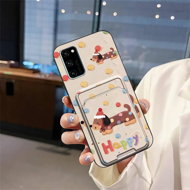 Card bag Anti-knock Phone Case For Huawei Honor V30 Pro/View 30 Pro Back Cover Anti-dust Dirt-resistant Cute Shockproof