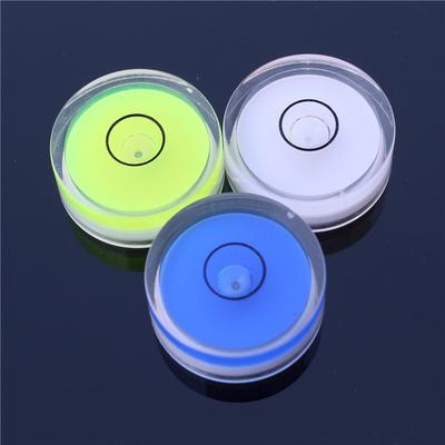 Evrensel seviye ölçüm aleti Su terazisi Dairesel Terazi Düzey Baloncukları Boyut 25*10mm Yeşil Mavi Beyaz Renk