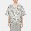 WE11DONE All Over Logo Printed Comfortable Shirt Unisex Shirts WD-BL0-21-123-U-WH