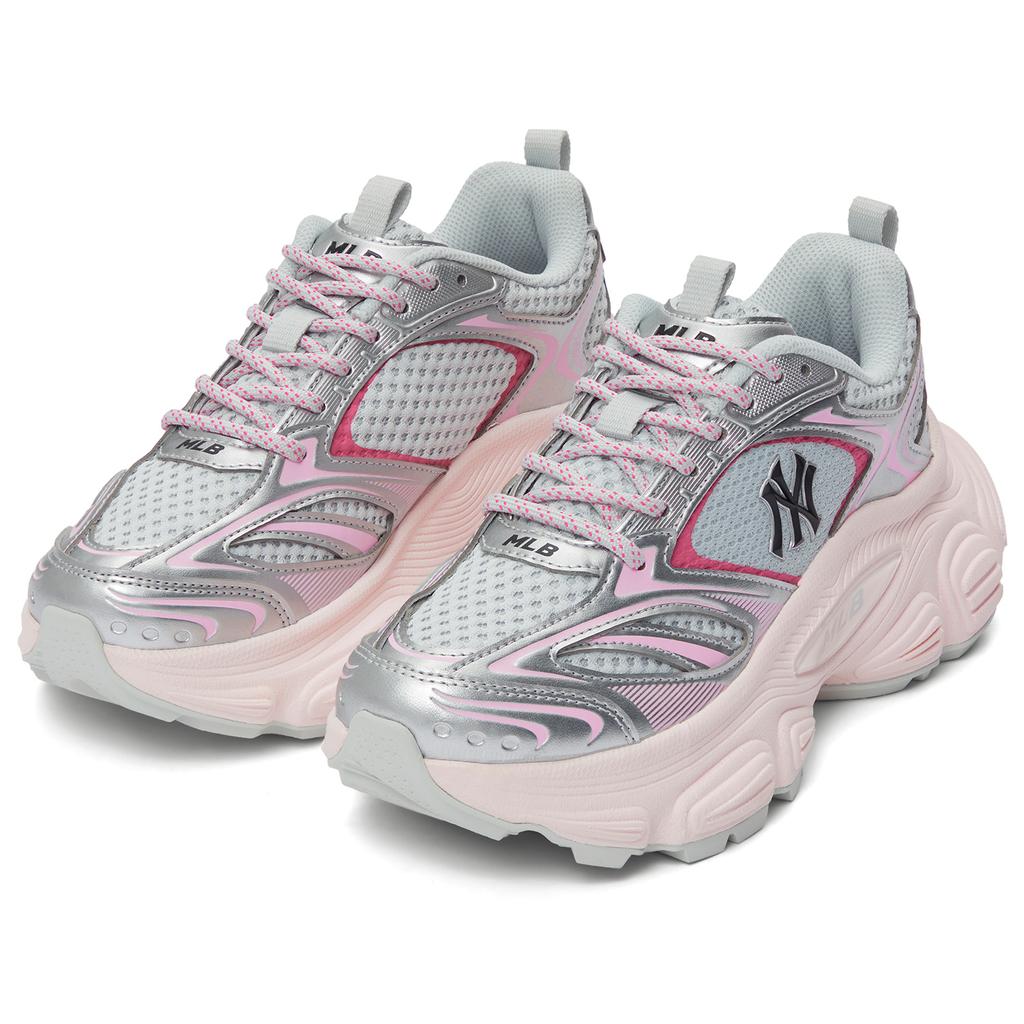 MLB New York Yankees Bequem Vielseitig Lässig Sportlicher Stil Höhenverstellbar Niedriger Schaft Dad Sneaker Unisex Sneaker Rosa 3ASHWD15N-50PKL