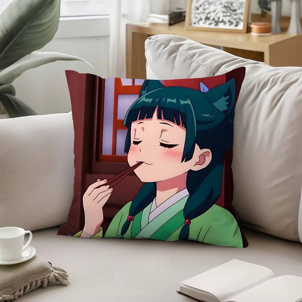 Anime AThe Apothecary Diaries Throw Pillow Covers Pattern Cushion Cover Suitable For Sofa Bedroom Car Pillow Cover