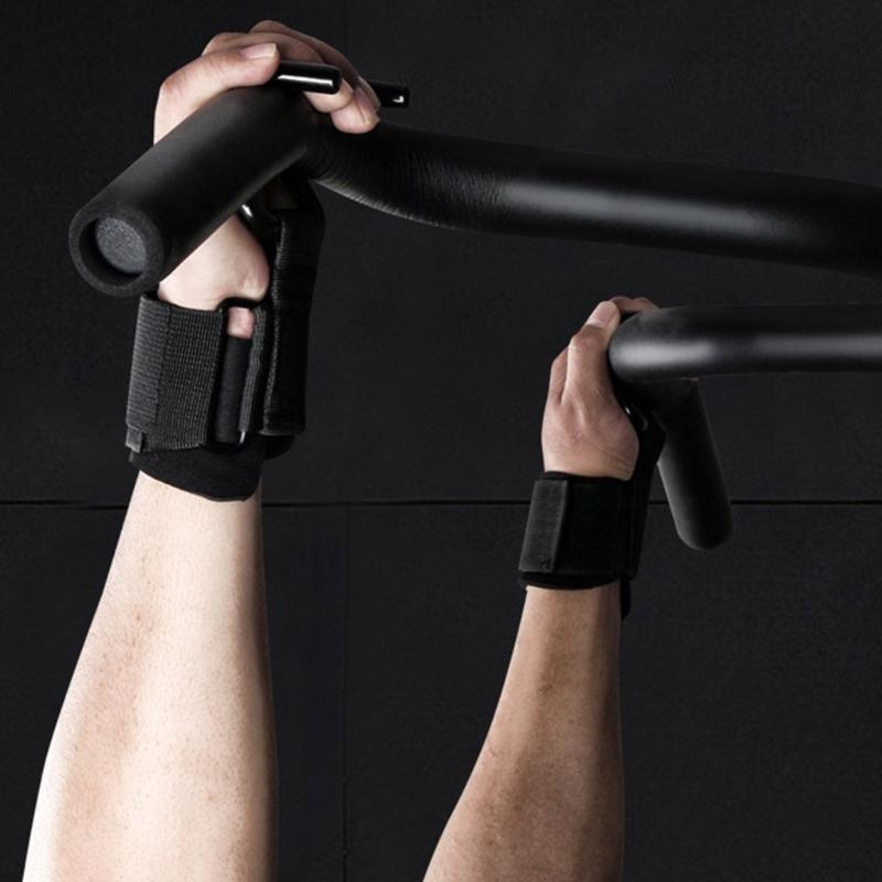 Professionell lyftkrok Styrketräning Bekväm handledsstödsrem för Marklyft Chins Gymträning