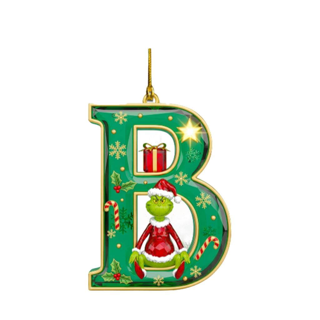 2D Christmas Decoration Pendant Christmas Tree Tag Theme Party Crafts Ornament