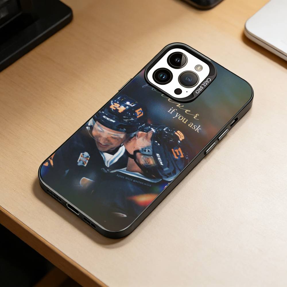 H-Heated R-Rivalry Phone Case For iPhone 17,16,15,14,13,12,11 Plus,Pro Max,XS,Colored Silver Plated Inside Cover