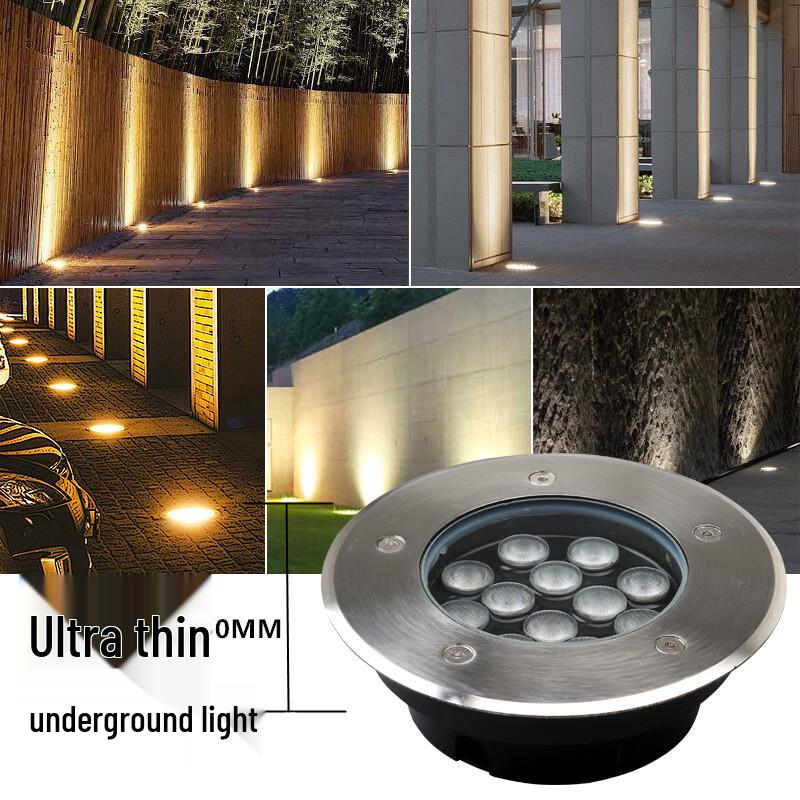 Mengpao Ultra-thin 24W RGB LED In-ground Spotlight