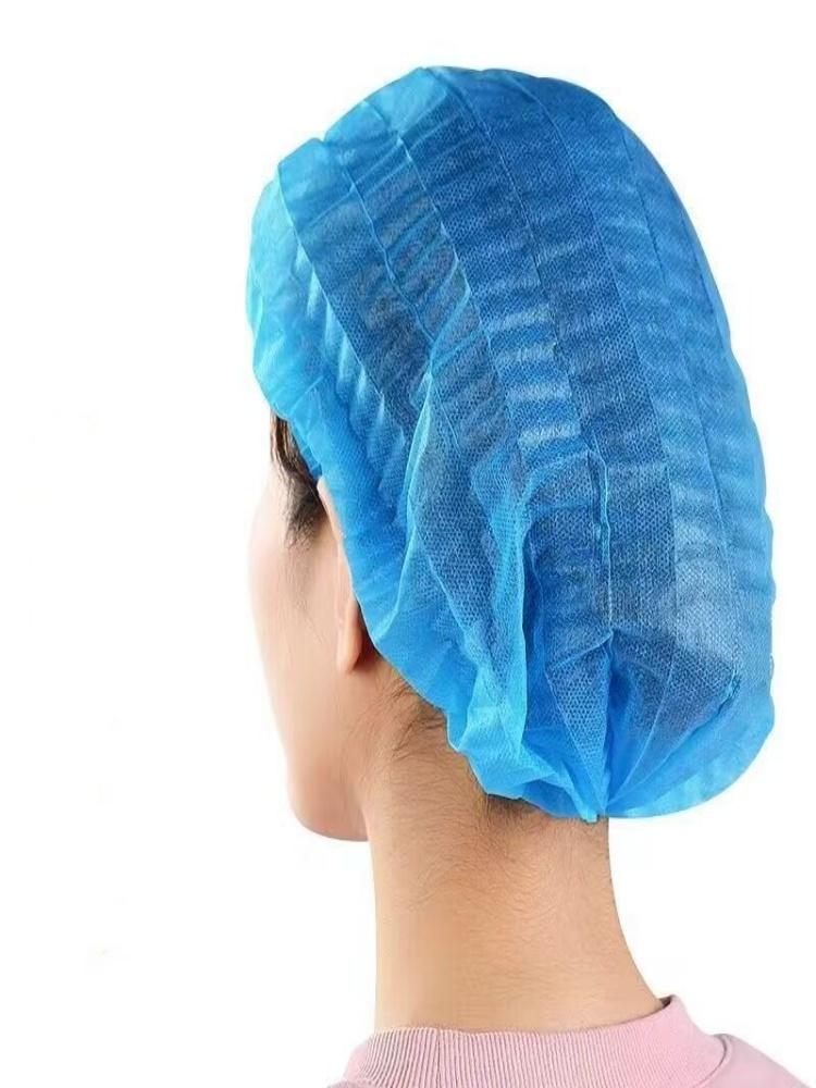 100 Disposable Elastic Hair Caps, Headscarves, Hair Nets, Elastic One-Size-Fits-All, Suitable for Cosmetics, Beauty, Kitchen, Cooking, Home Indu