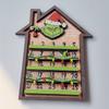 3D Christmas Countdown Calendar Wooden Wall Hanging Holiday Decoration Sign