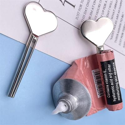 Manueller Zahnpastaquetscher, Edelstahl-Dosenspender, Tubenausdrücker, Handcreme-Tubenschlüssel-Roller-Set, Badezimmerzubehör