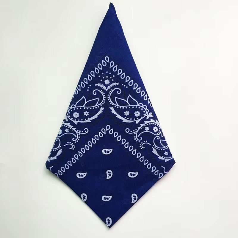 1/4/6pcs Paisley Bandana Printed Square Scarves Wristband Hair Band Neck Scarf Headwear Handkerchief Unisex Fashion Head Square