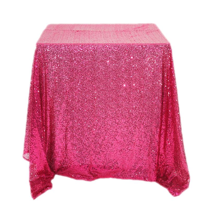 Glitter Square Rectangle Tablecloth Sequin Embroidered Tablecloth Wedding Sequins Tablecloth Party Tablecloth Halloween & Christmas Decoration