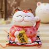 Zhaocai Cat 6 Inch Ceramic Crafts Couple Cat Piggy Bank Decoration Pieces Opening Gifts Rich Cat Home Decoration Crafts
