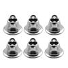 10Pcs 2.1cm Metallic Jingle Bells Christmas Tree Decorations Small Bell Pendants for Holiday Decoration DIY Jewelry Craft Home