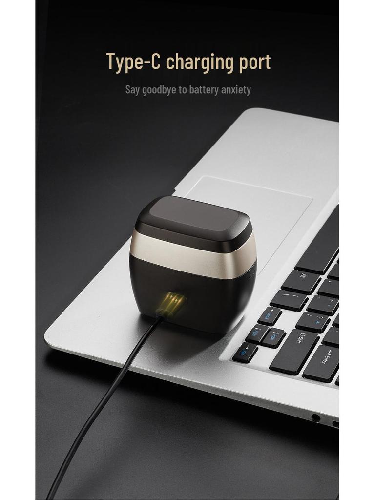 Magnetic Levitation Rechargeable Shaver with Digital Display - Washable Electric Razor for Men