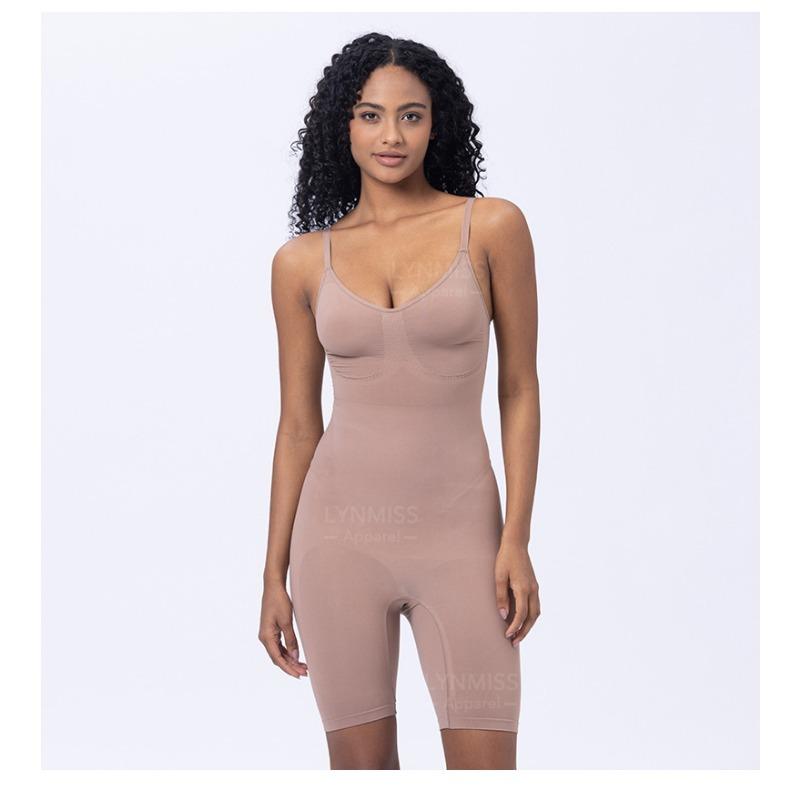 Women Seamless Open Crotch Body Shaper Tummy Control Butt Lifting Bodysuit Shapewear