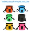 Foldable Bucket, Folding Bucket Wash Basin with Handle, Portable Water Container 12L for Camping Fishing